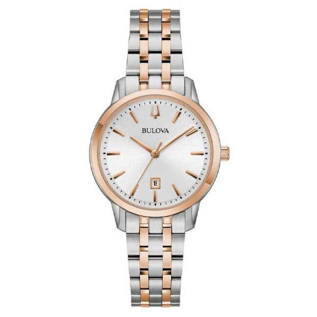 Bulova Silver Classic Stainless Steel Women’s Watch (98M137)