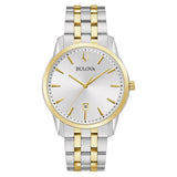 Bulova Silver Classic Sutton Stainless Steel Men's Watch (98B385)