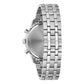 Bulova Silver Dial Classic Chronograph Stainless Steel Men’s Watch (96B411)
