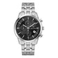 Bulova Black Dial Classic Chronograph Stainless Steel Men’s Watch (96B412)