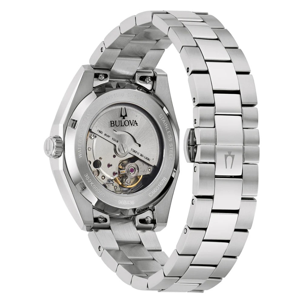 Bulova Classic Surveyor Automatic Blue Dial Men's Watch (96B436)