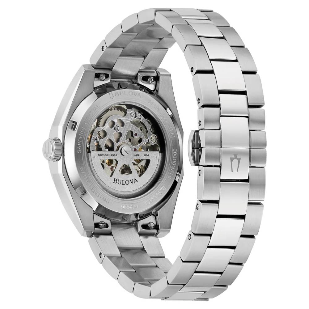 Bulova Surveyor Automatic Brown Dial Men's Watch (96B470)