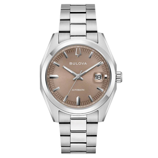 Bulova Surveyor Automatic Brown Dial Men's Watch (96B470)