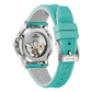 Bulova Marine Star Automatic Blue Silicone Mother of Pearl Dial Women's Watch (96L325)