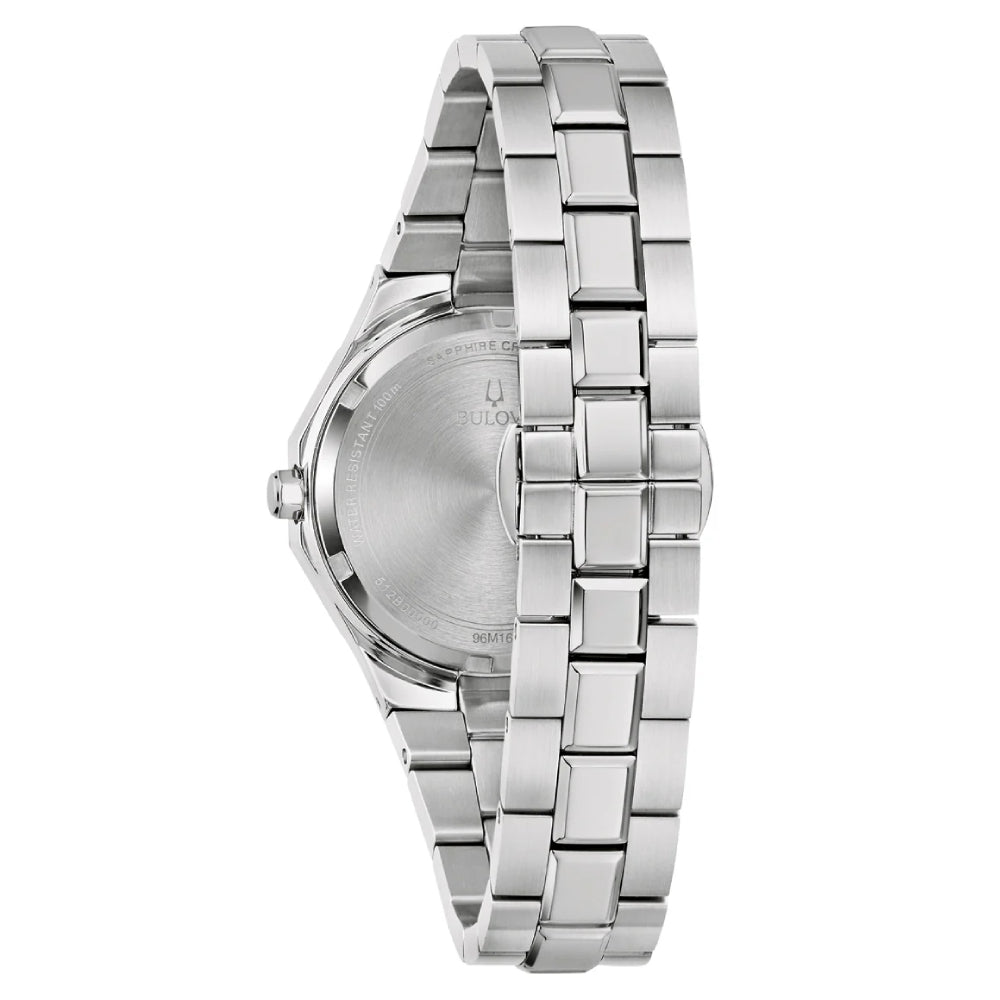 Bulova Classic Prestige Purple Dial Stainless Steel Women's Watch (96M168)