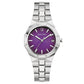 Bulova Classic Prestige Purple Dial Stainless Steel Women's Watch (96M168)