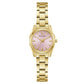 Bulova Classic Surveyor Mini Pink Dial Stainless Steel Women’s Watch (97L187)