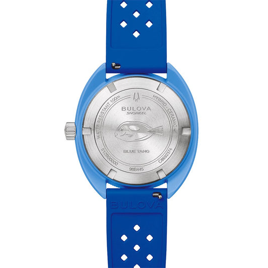 Bulova Snorkel Blue Tang Fish Blue Dial Men's Watch (98B445)