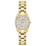 Bulova Crystal Stainless Steel Mother of Pearl Dial Women's Watch & Bracelet (98X137)