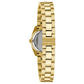 Bulova Crystal Stainless Steel Mother of Pearl Dial Women's Watch & Bracelet (98X137)