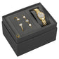 Bulova Crystal Stainless Steel Mother of Pearl Dial Women's Watch & Bracelet (98X137)
