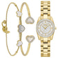 Bulova Crystal Stainless Steel Mother of Pearl Dial Women's Watch & Bracelet (98X137)
