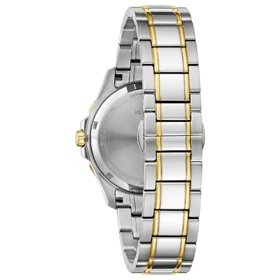 Bulova Marine Star Diamond Two Tone Women's Watch (98P227)