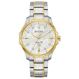 Bulova Marine Star Diamond Two Tone Women's Watch (98P227)