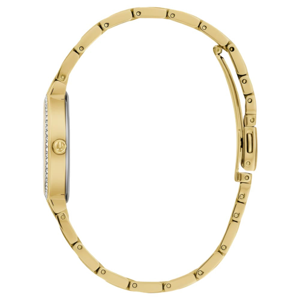 Bulova Classic Elegant Stainless Steel Crystal Box Set Women’s Watch (98X138)