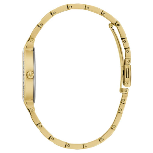 Bulova Classic Elegant Stainless Steel Crystal Box Set Women’s Watch (98X138)