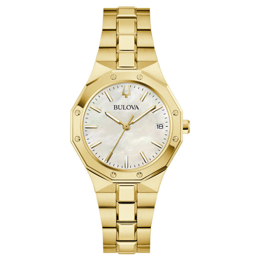 Bulova Prestige Gold-tone Stainless Steel Women's Watch (97M119)