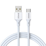 Bwoo 3A Durable ABS Molded USB-A to Type-C Data Cable (1M) (X281) (White)