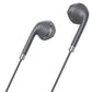 BWOO Hi-Fi Sound Quality Stereo Wired Earphones (1.2M)(BO-HF20) - Black