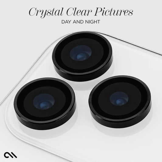 Case-Mate Aluminium Ring Lens Protector (Suits iPhone 17 Pro/ 17 Pro Max) - Black