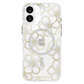 Case-Mate Floral Gems MagSafe Case (Suits iPhone 16 Plus) - Gold