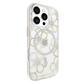 Case-Mate Floral Gems MagSafe Case (Suits iPhone 16 Pro) - Gold