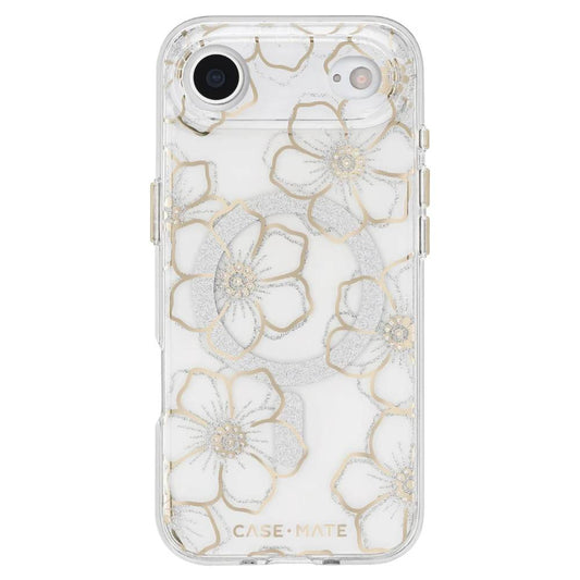 Case-Mate Floral Gems MagSafe Case (Suits iPhone 17 Air) - Gold