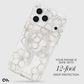 Case-Mate Floral Gems MagSafe Case (Suits iPhone 17 Pro Max) - Gold