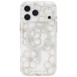 Case-Mate Floral Gems MagSafe Case (Suits iPhone 17 Pro Max) - Gold