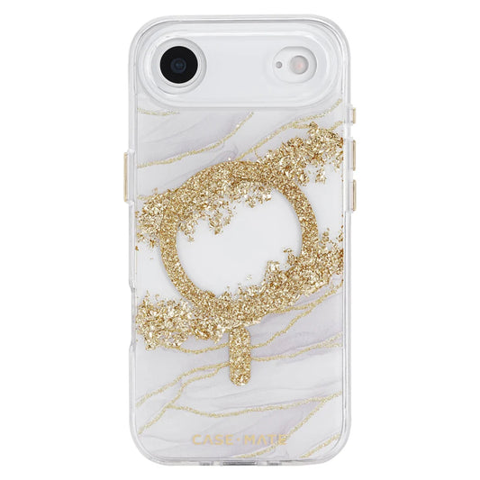 Case-Mate Karat Granite MagSafe Case (Suits iPhone 17 Air) - Gold