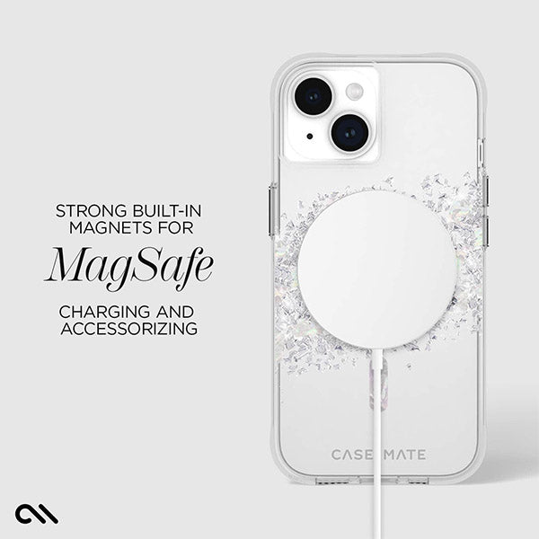 Case-Mate Karat MagSafe Case (Suits iPhone 15 Plus) - Touch of Pearl