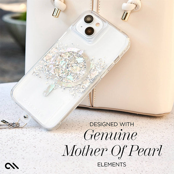 Case-Mate Karat MagSafe Case (Suits iPhone 15) - Touch of Pearl