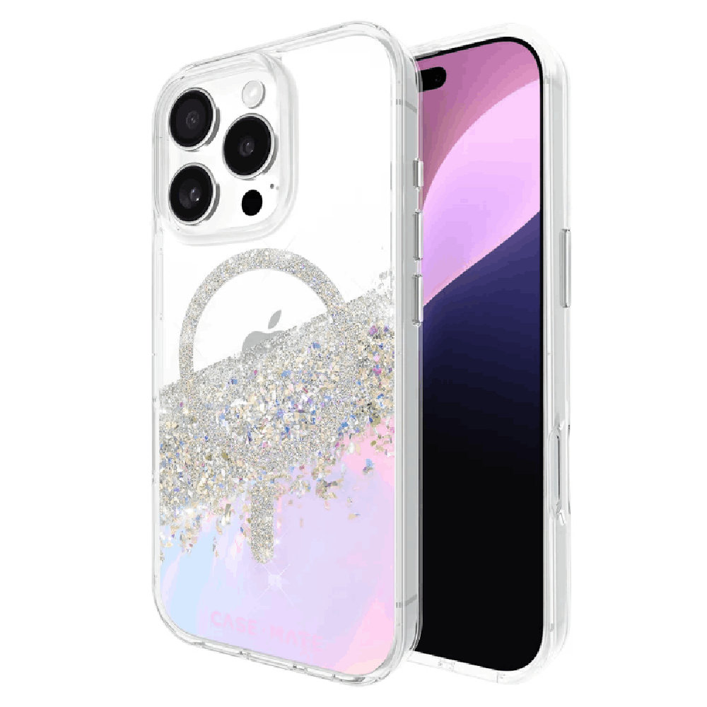 Case-Mate Karat MagSafe Case (Suits iPhone 16 Pro) - Holographic