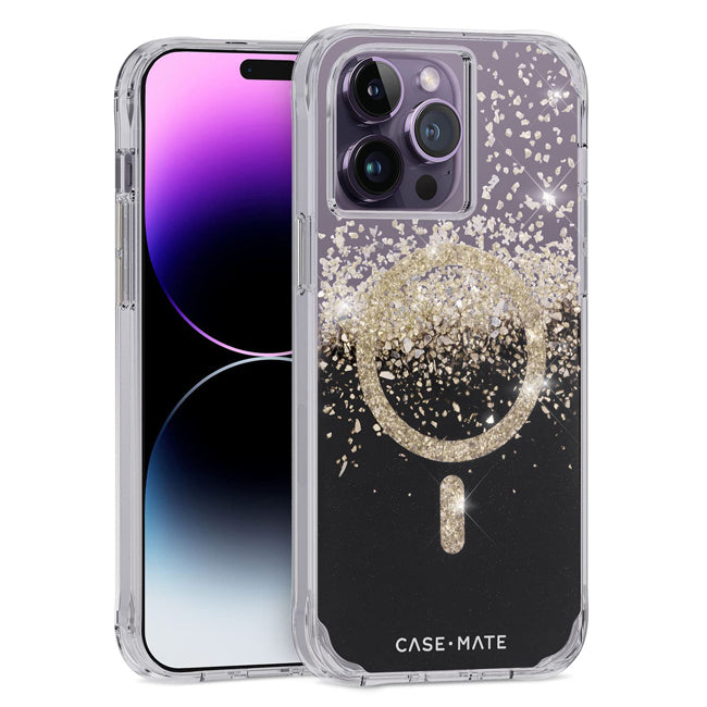 Case-Mate Karat Onyx MagSafe Case (Suits iPhone 14 Pro)
