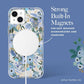 Case-Mate Rifle Paper MagSafe Case (Suits iPhone 15 Plus) - Garden Party Blue