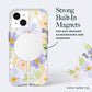 Case-Mate Rifle Paper MagSafe Case (Suits iPhone 15 Plus) - Pastel Marguerite