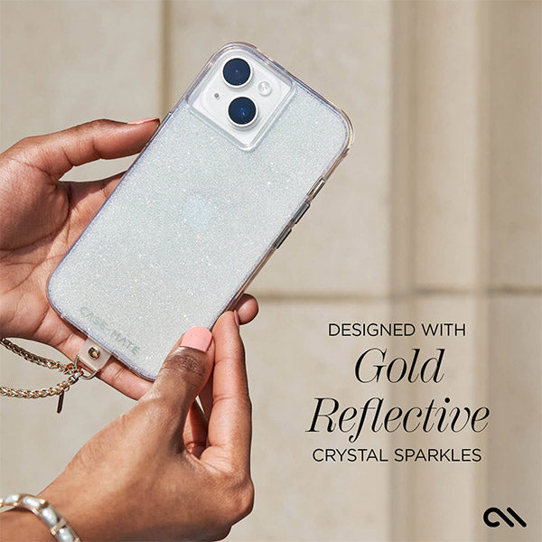 Case-Mate Sheer Crystal Case (Suits iPhone 15 Plus) - Gold