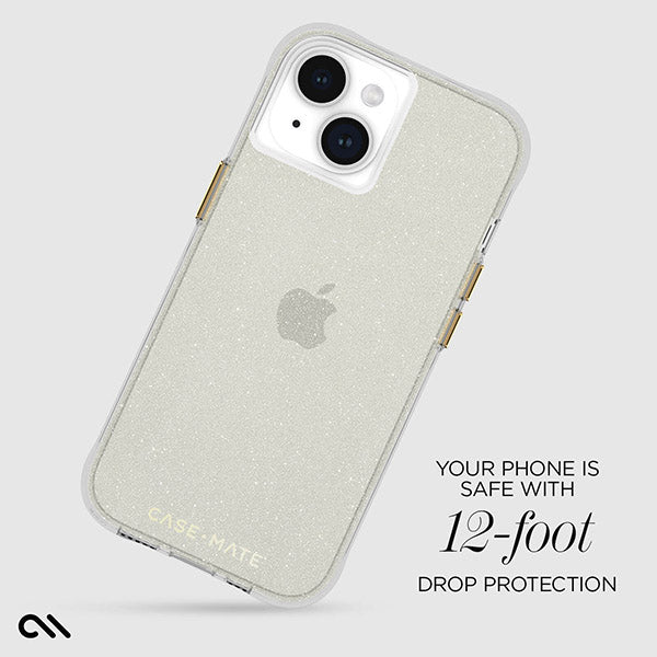 Case-Mate Sheer Crystal Case (Suits iPhone 15 Plus) - Gold