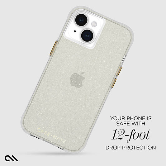 Case-Mate Sheer Crystal Case (Suits iPhone 15 Plus) - Gold