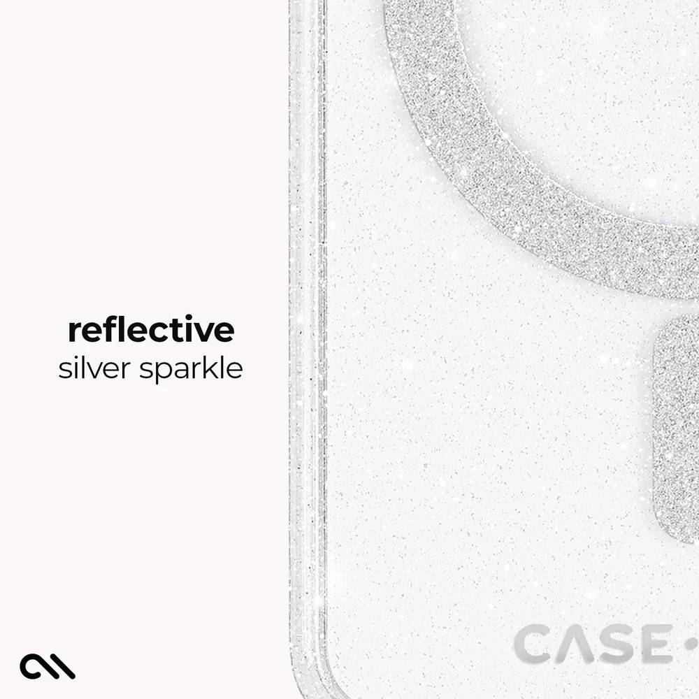 Case-Mate Sheer Twinkle Silver Magnet Case (Suits Galaxy S26)