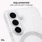 Case-Mate Sheer Twinkle Silver Magnet Case (Suits Galaxy S26 Plus)