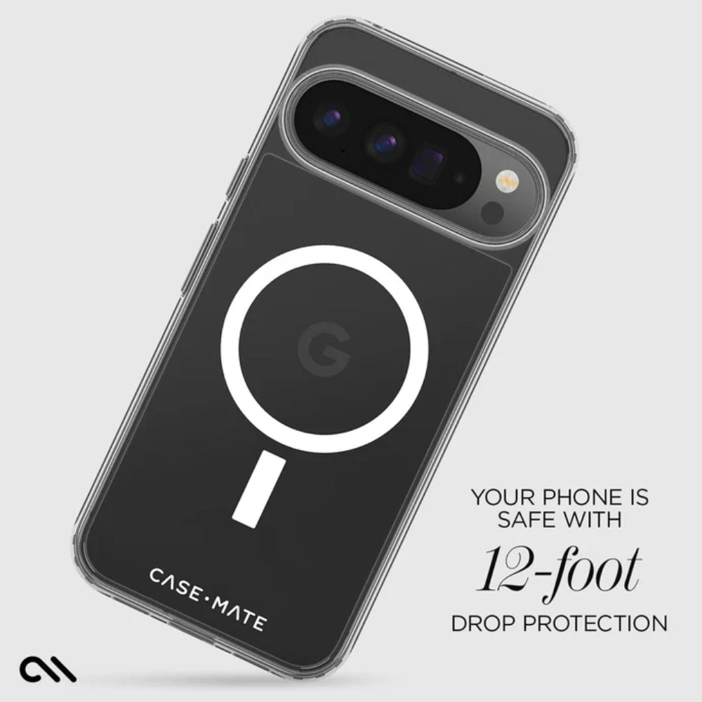 Case-Mate Tough Clear Magnetic Case (Suits Google Pixel 10 Pro XL) - Clear