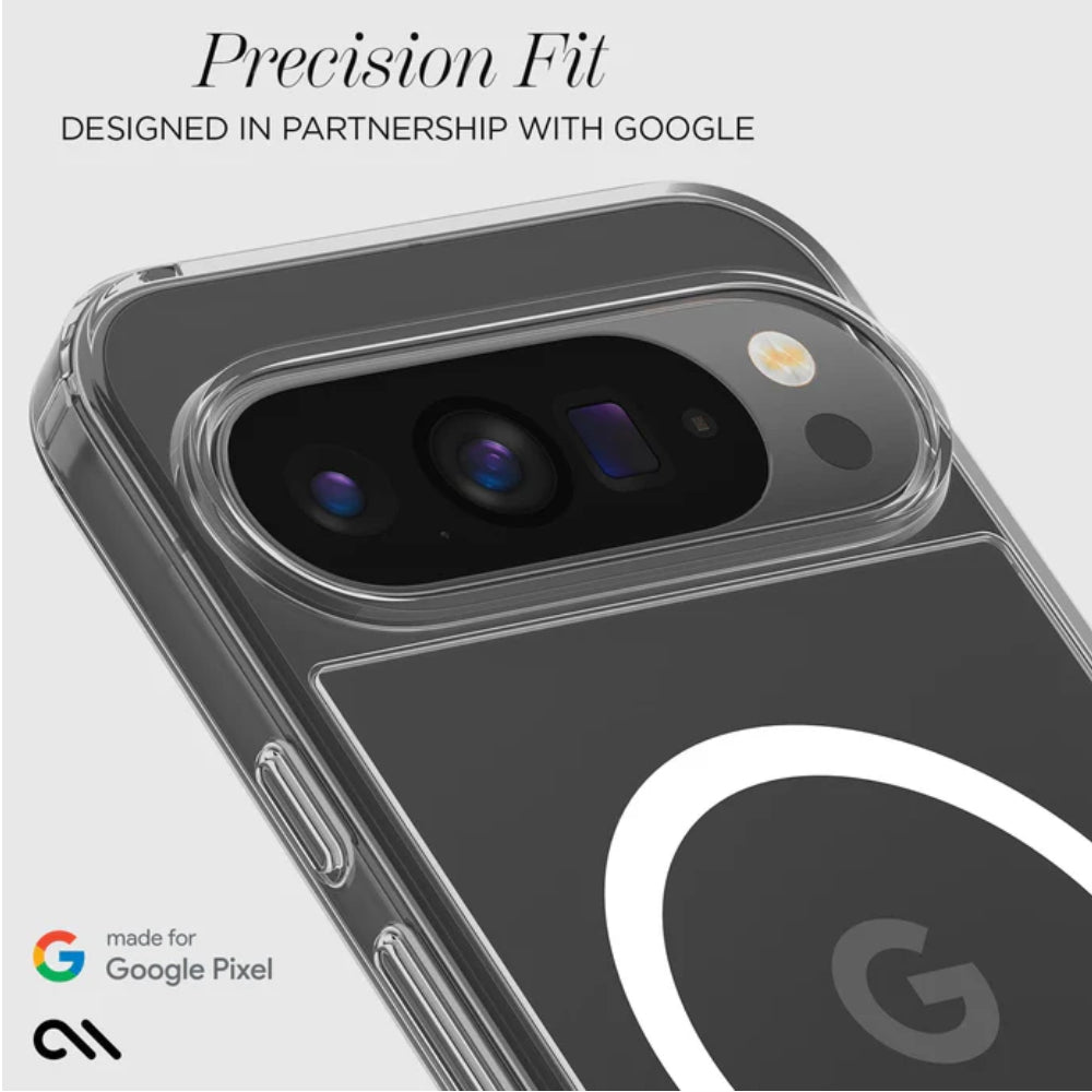 Case-Mate Tough Clear Magnetic Case (Suits Google Pixel 10 Pro XL) - Clear