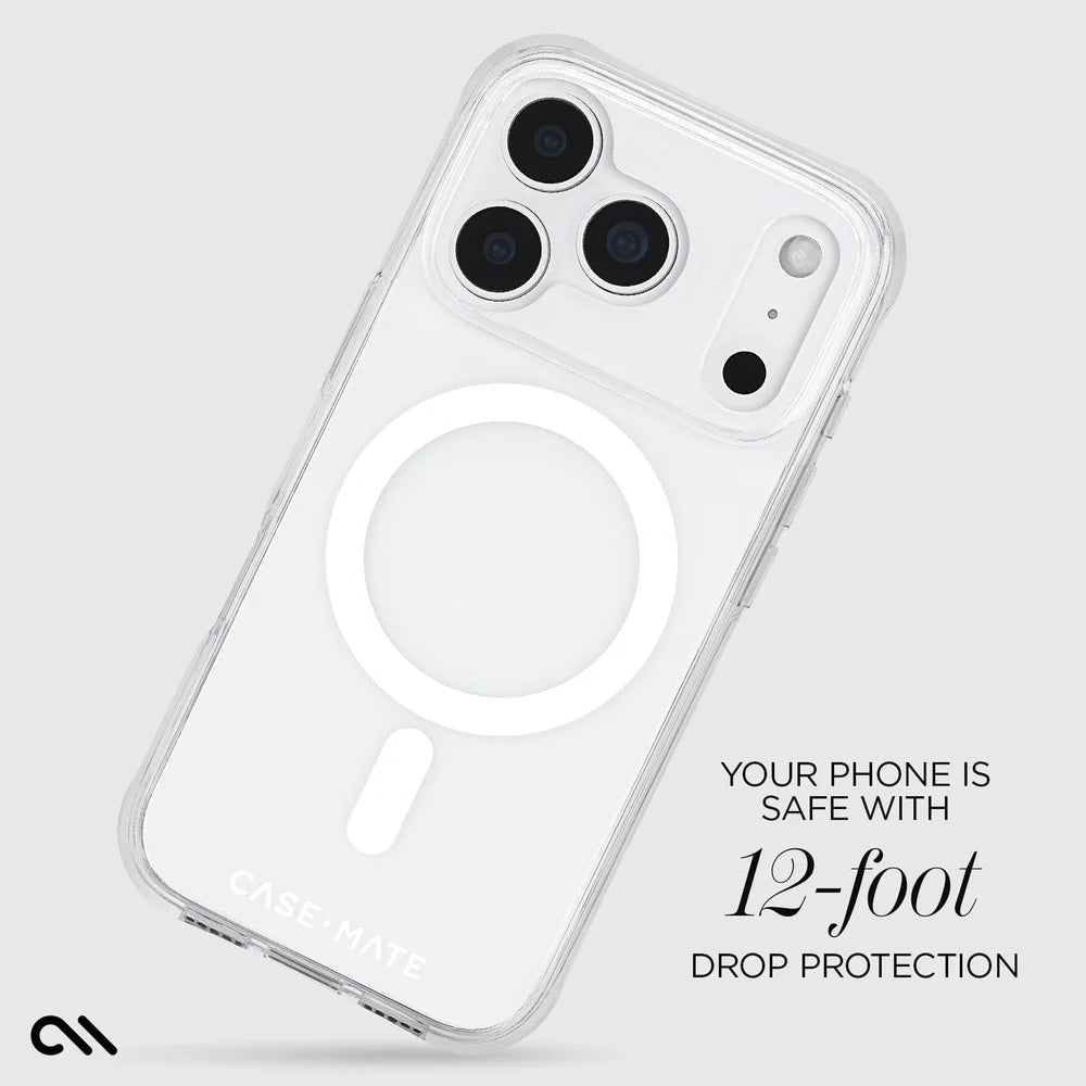 Case-Mate Tough Clear Plus MagSafe Case (Suits iPhone 17 Pro) - Clear