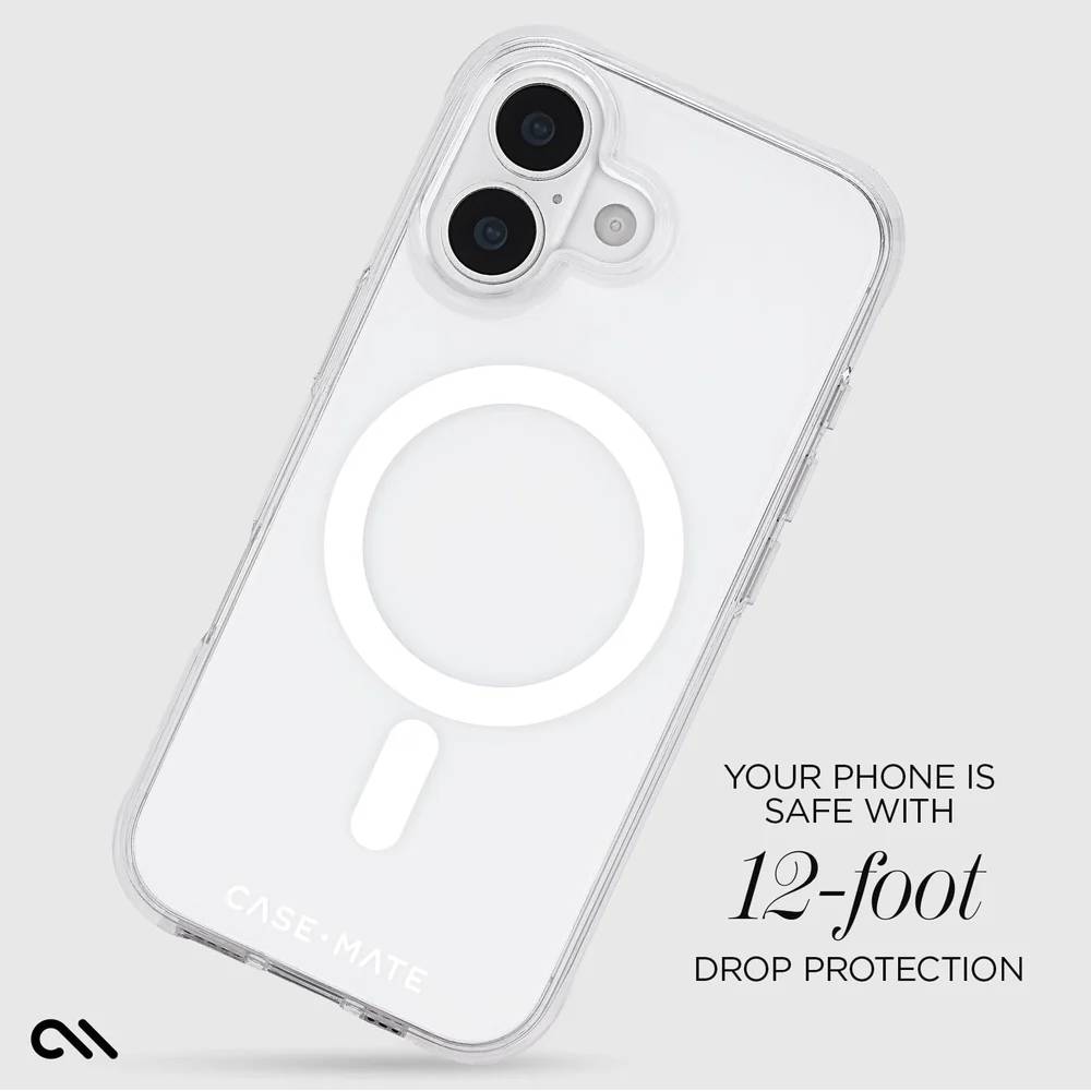 Case-Mate Tough Clear Plus MagSafe Case (Suits iPhone 17) - Clear