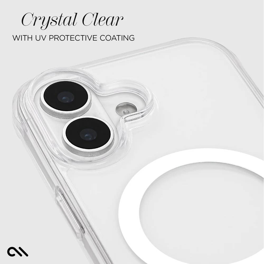 Case-Mate Tough Clear Plus MagSafe Case (Suits iPhone 17) - Clear