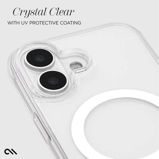 Case-Mate Tough Clear Plus MagSafe Case (Suits iPhone 17) - Clear