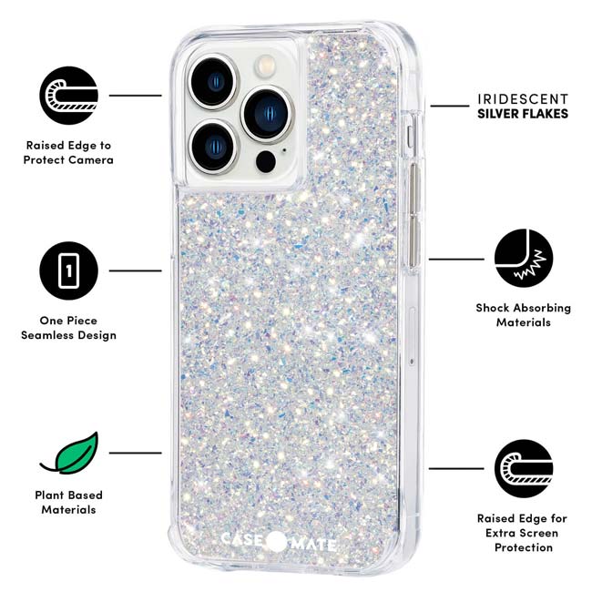 Case-Mate Twinkle Case (Suits iPhone 13 Pro) - Stardust