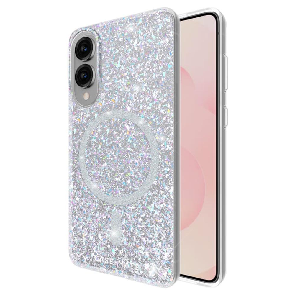 Case-Mate Twinkle Disco with Magnet Case (Suits Galaxy S25 Edge) - Silver