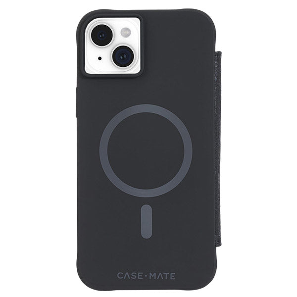 Case-Mate Wallet Folio MagSafe Case (Suits iPhone 15 Plus) - Black
